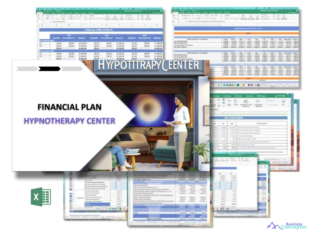 Cover Financial plan for Hypnotherapy Center