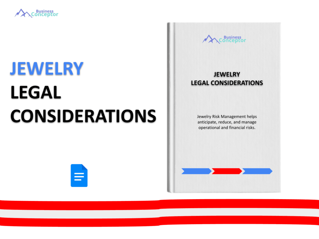 Cover LEGAL CONSIDERATIONS for Jewelry
