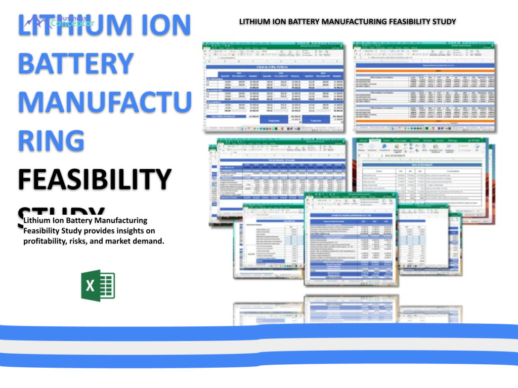Cover FEASIBILITY STUDY for Lithium Ion Battery Manufacturing