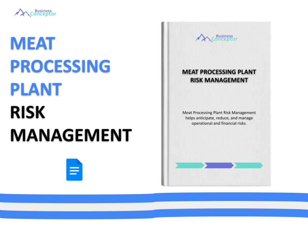 Cover RISK MANAGEMENT for Meat Processing Plant