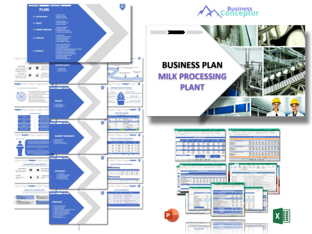 Cover Business plan for Milk Processing Plant