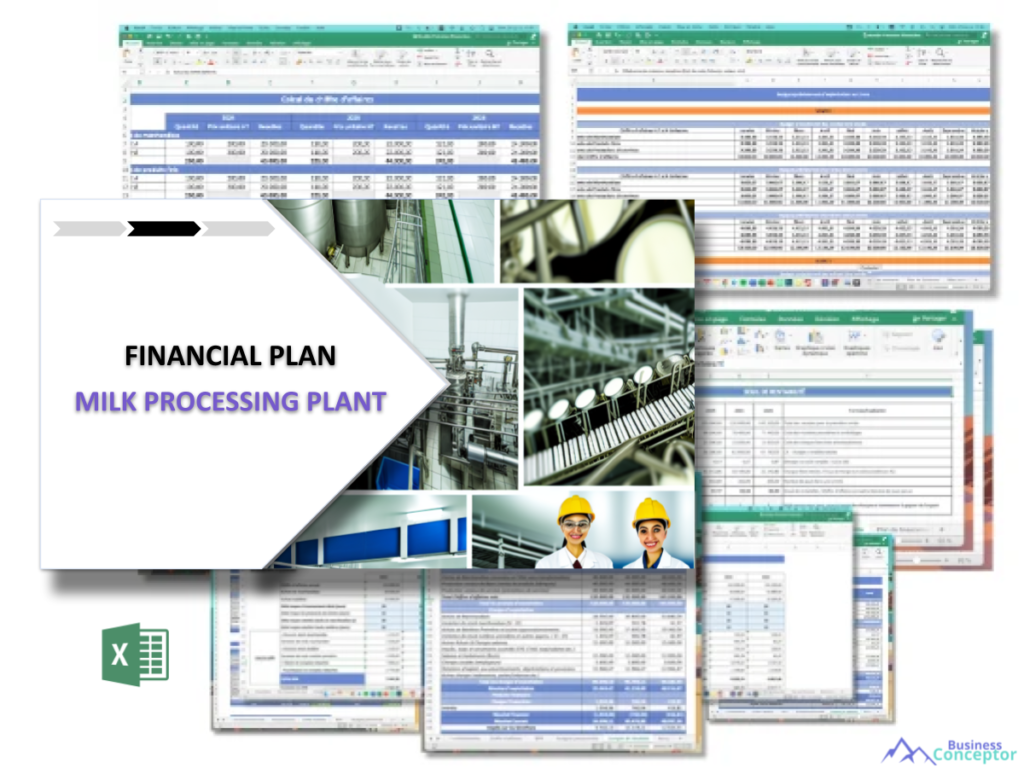 Cover Financial plan for Milk Processing Plant