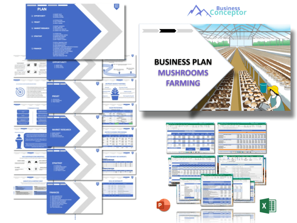 Cover Business plan for Mushrooms Farming
