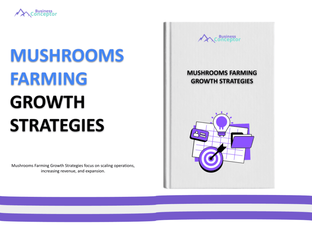 Cover GROWTH STRATEGIES AND SCALINGS for Mushrooms Farming