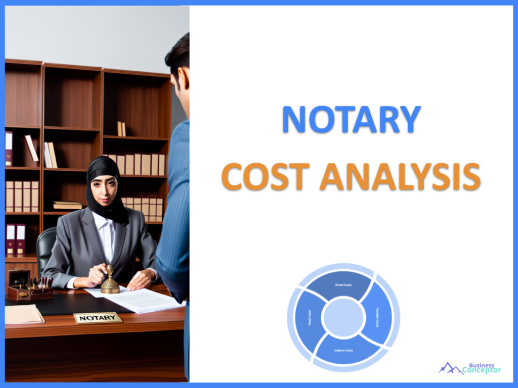 Cover COST ANALYSIS for Notary
