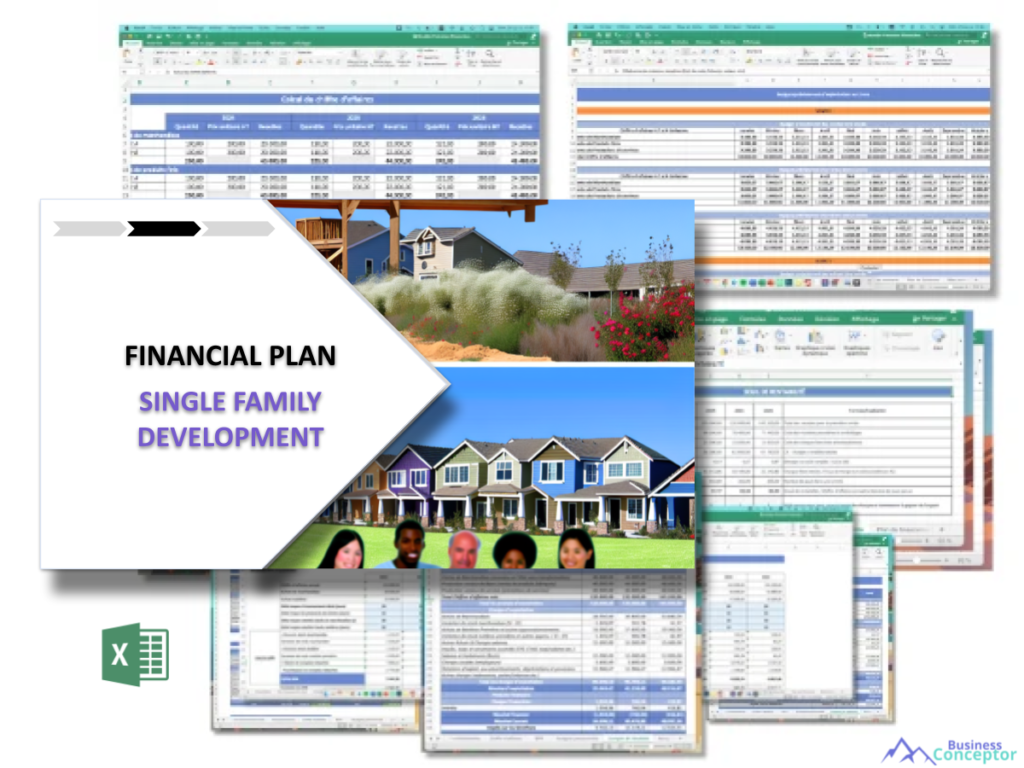 Cover Financial plan for Single Family Development