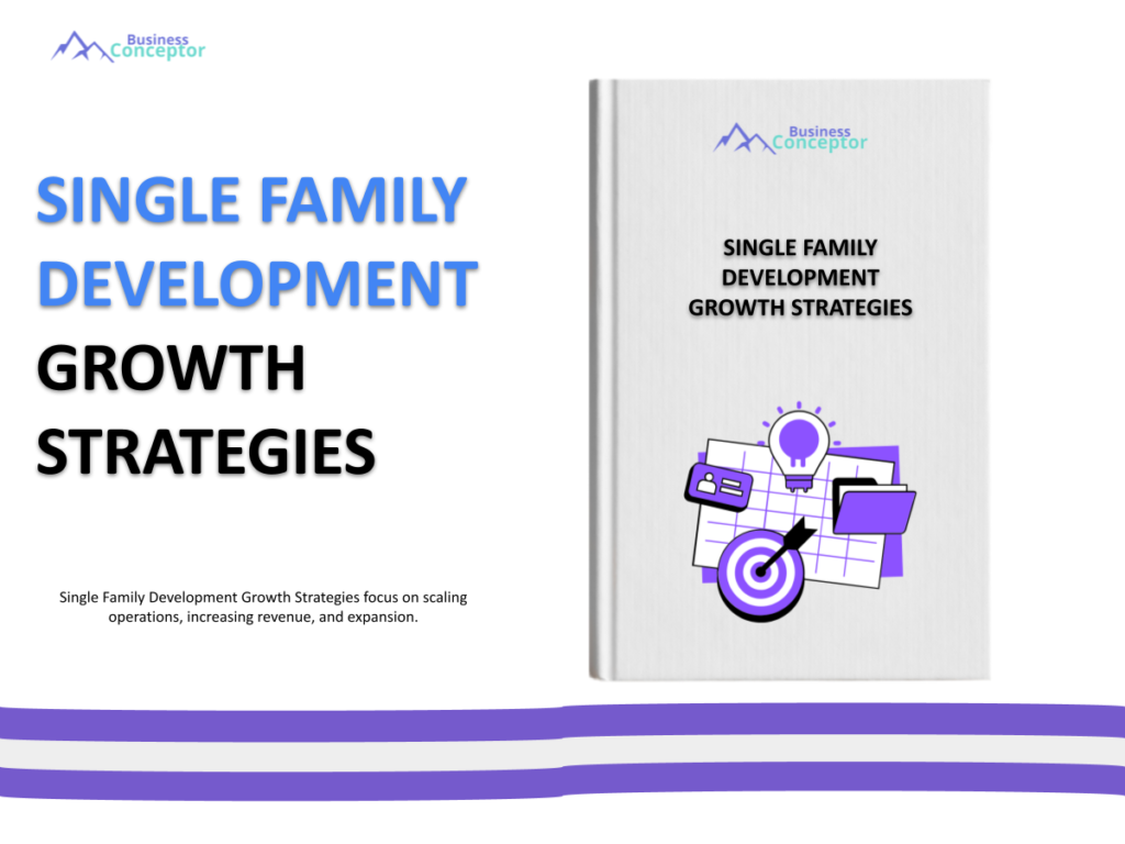 Cover GROWTH STRATEGIES AND SCALINGS for Single Family Development