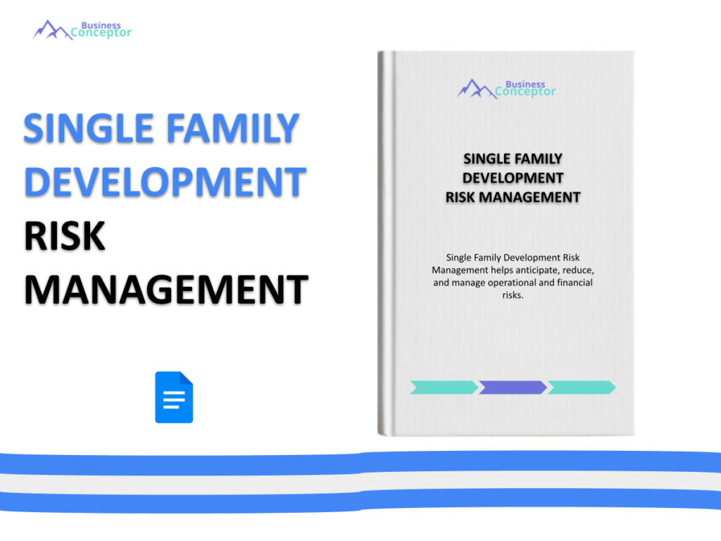 Cover RISK MANAGEMENT for Single Family Development