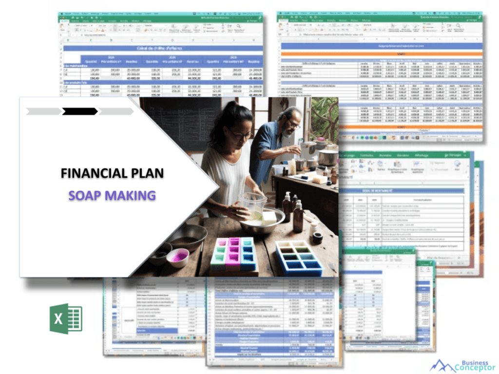 Cover Financial plan for Soap Making