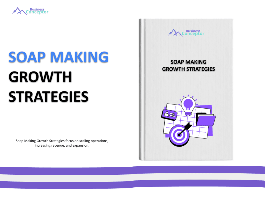 Cover GROWTH STRATEGIES AND SCALINGS for Soap Making