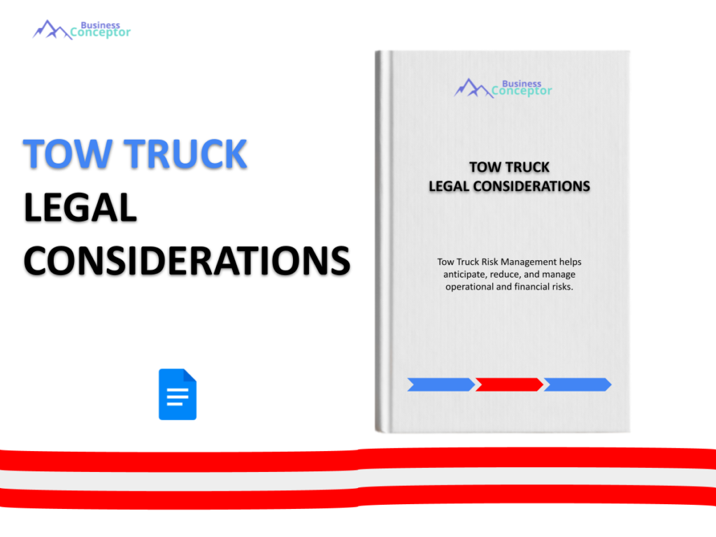 Cover LEGAL CONSIDERATIONS for Tow Truck
