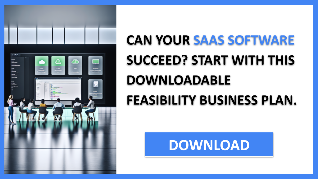 Saas Software Feasibility Study FOR SAAS SOFTWARE-4
