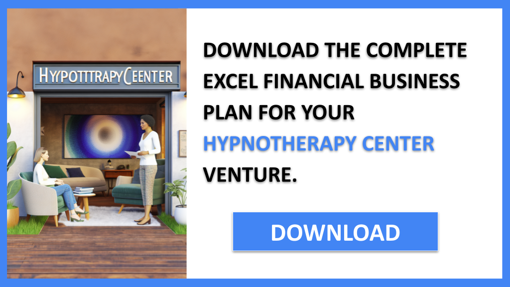 Hypnotherapy Center Financial Plan FOR HYPNOTHERAPY CENTER-5