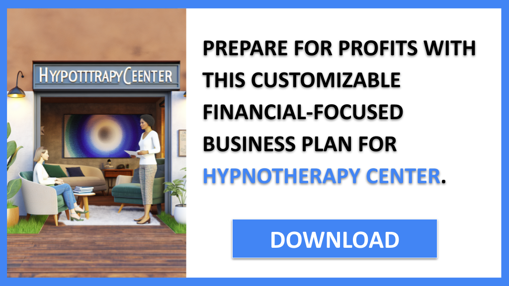Hypnotherapy Center Financial Plan FOR HYPNOTHERAPY CENTER-6
