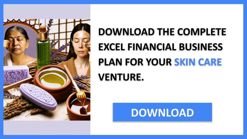Skin Care Financial Plan FOR SKIN CARE-5