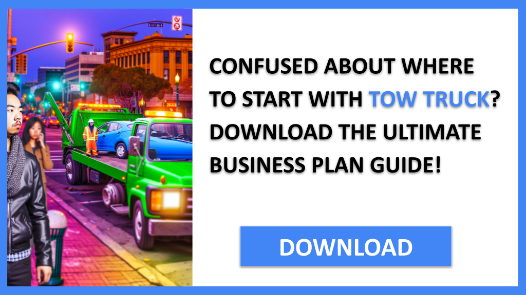 Tow Truck Financial Plan FOR TOW TRUCK-4