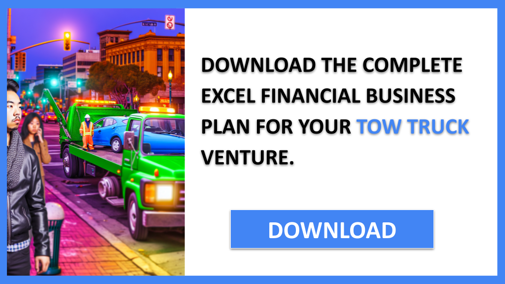 Tow Truck Financial Plan FOR TOW TRUCK-5