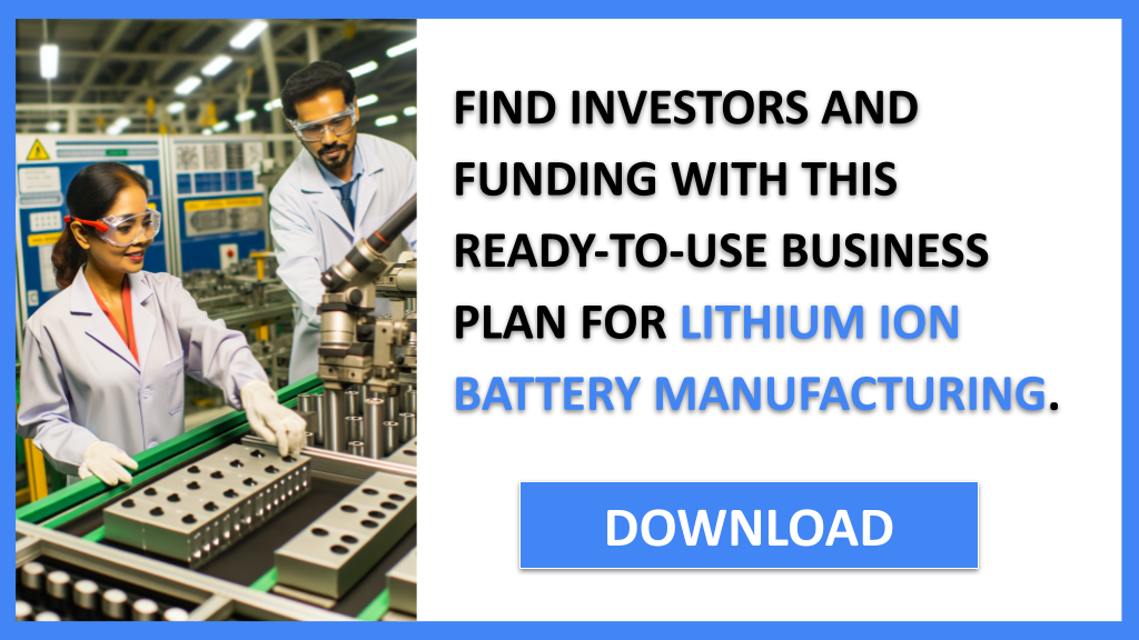 Lithium Ion Battery Manufacturing Funding Options FOR LITHIUM ION BATTERY MANUFACTURING-6