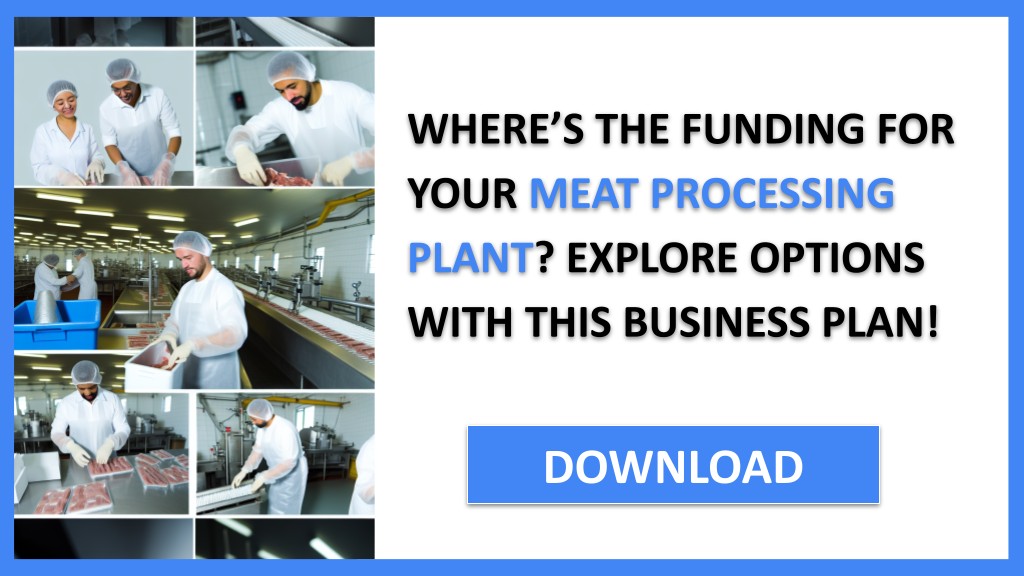 Meat Processing Plant Funding Options FOR MEAT PROCESSING PLANT-4