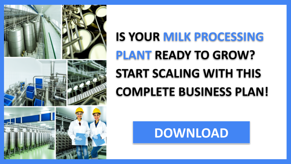 Milk Processing Plant Growth Strategy FOR MILK PROCESSING PLANT-4