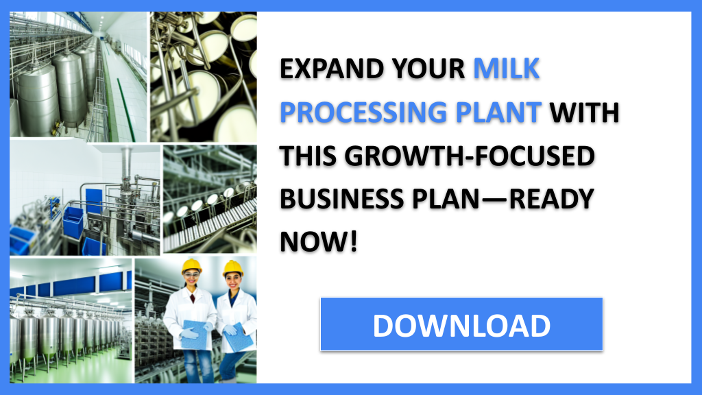 Milk Processing Plant Growth Strategy FOR MILK PROCESSING PLANT-6
