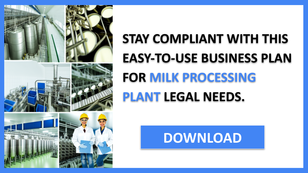 Milk Processing Plant Legal Considerations FOR MILK PROCESSING PLANT-6
