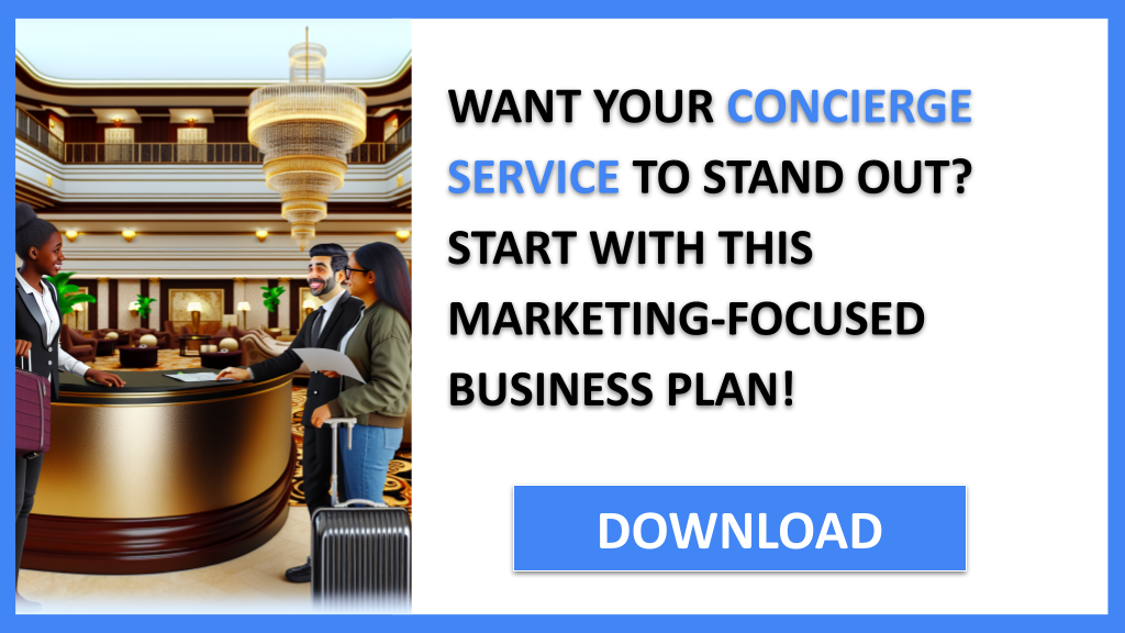 Concierge Service Marketing Plan FOR CONCIERGE SERVICE-4