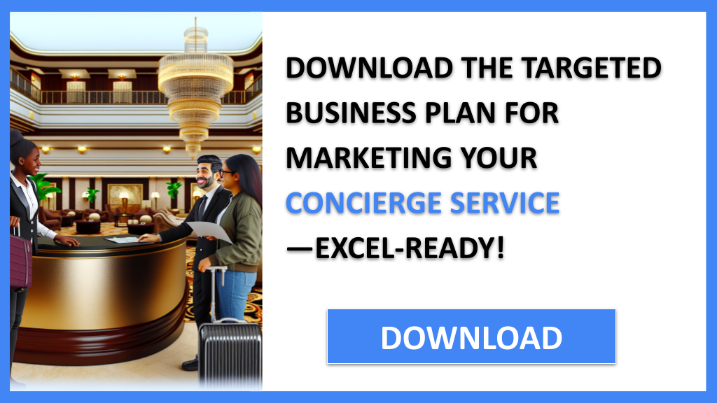 Concierge Service Marketing Plan FOR CONCIERGE SERVICE-5
