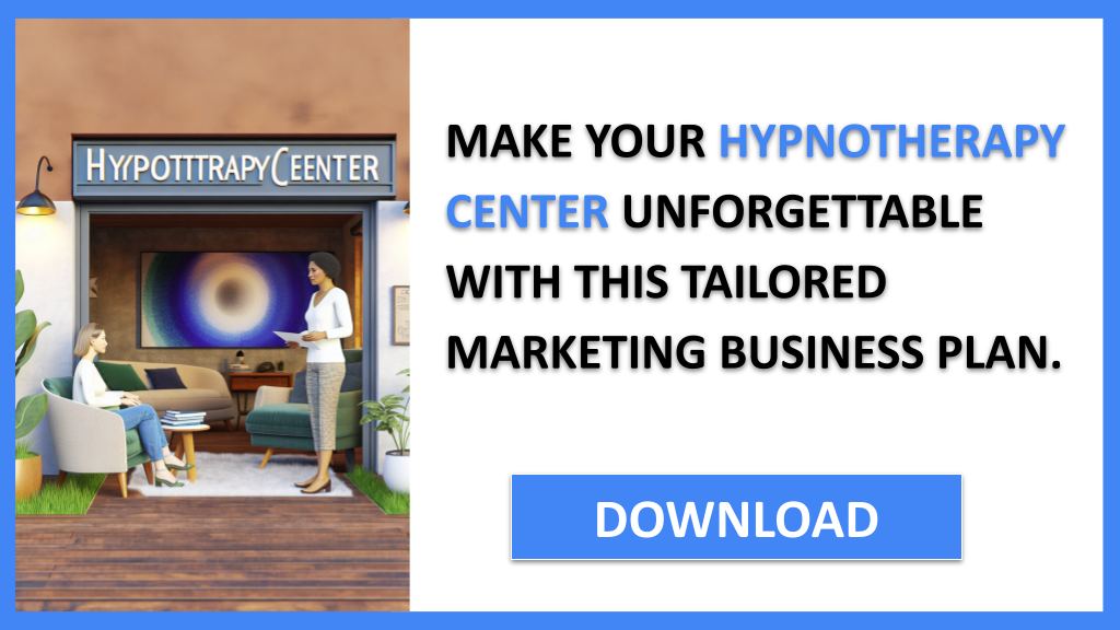 Hypnotherapy Center Marketing Plan FOR HYPNOTHERAPY CENTER-6