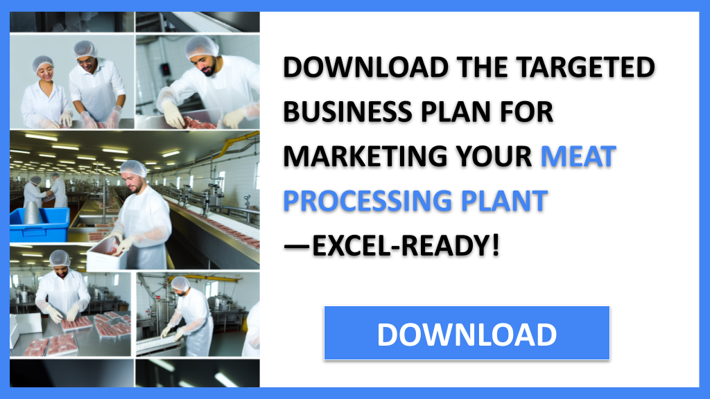 Meat Processing Plant Marketing Plan FOR MEAT PROCESSING PLANT-5
