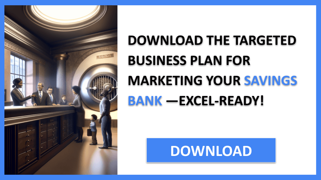 Savings Bank Marketing Plan FOR SAVINGS BANK-5