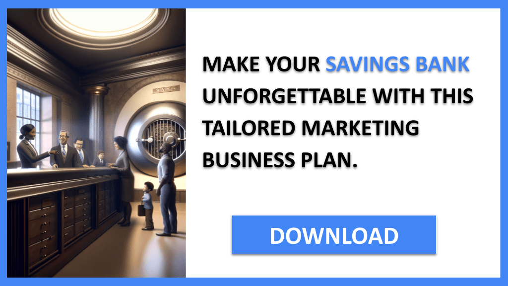Savings Bank Marketing Plan FOR SAVINGS BANK-6