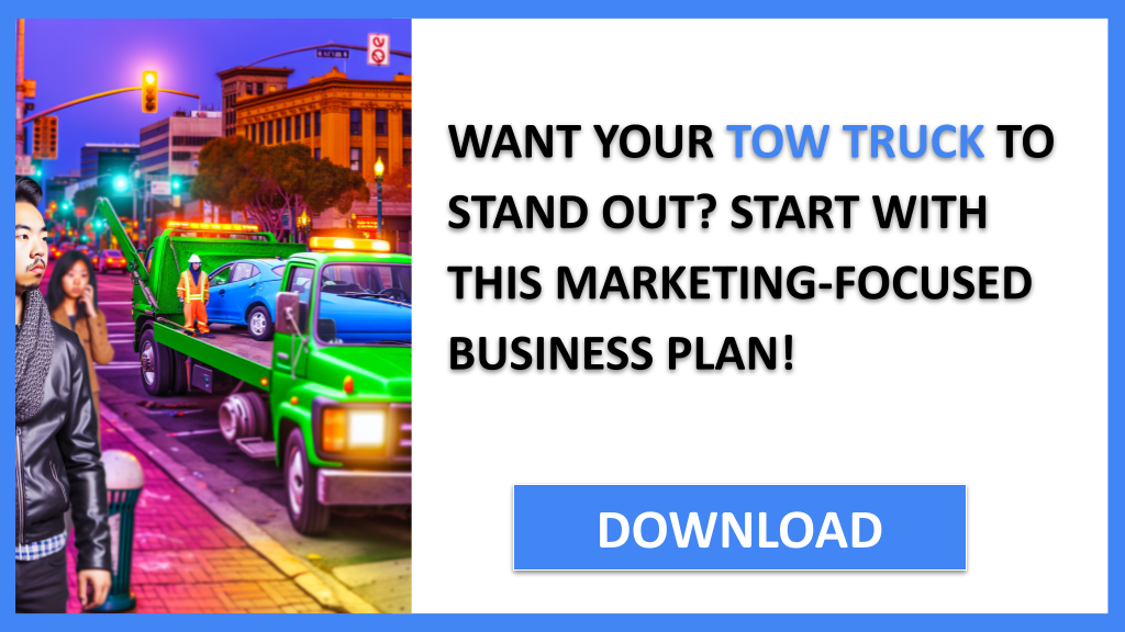 Tow Truck Marketing Plan FOR TOW TRUCK-4