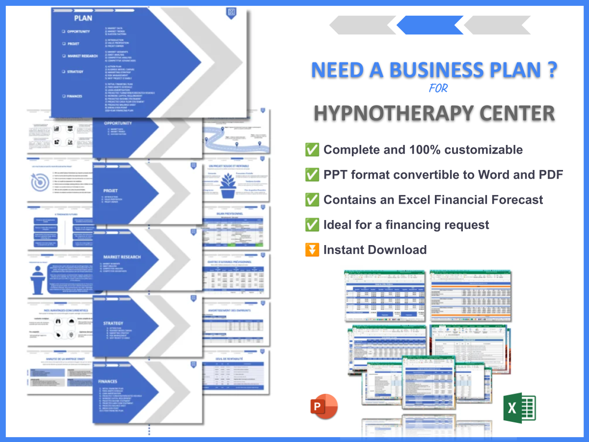 HYPNOTHERAPY CENTER and Need a business plan for Hypnotherapy Center 2