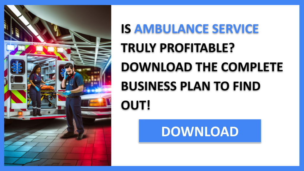 Ambulance Service Profitability FOR AMBULANCE SERVICE-4