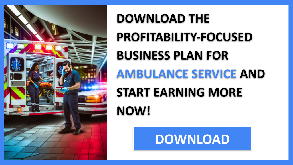 Ambulance Service Profitability FOR AMBULANCE SERVICE-6