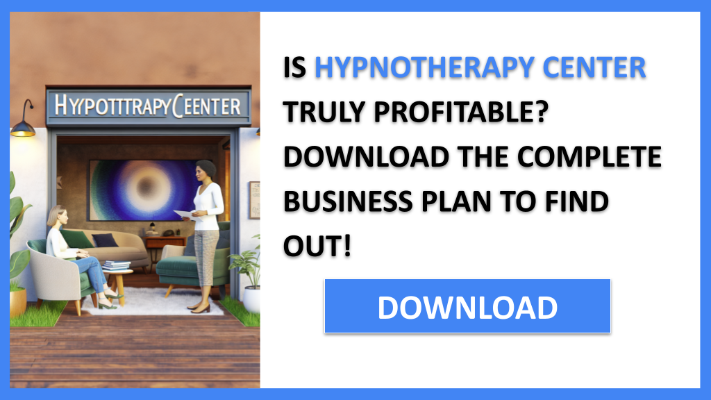 Hypnotherapy Center Profitability FOR HYPNOTHERAPY CENTER-4