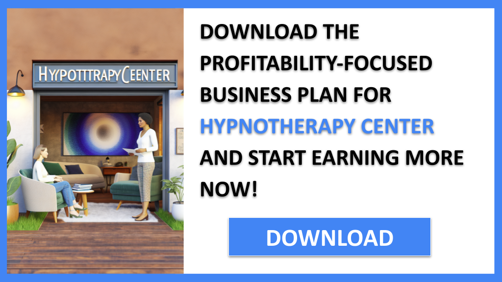Hypnotherapy Center Profitability FOR HYPNOTHERAPY CENTER-6