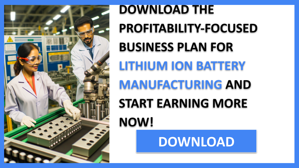 Lithium Ion Battery Manufacturing Profitability FOR LITHIUM ION BATTERY MANUFACTURING-6