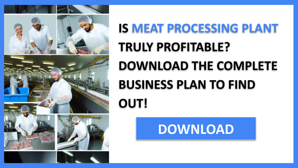 Meat Processing Plant Profitability FOR MEAT PROCESSING PLANT-4
