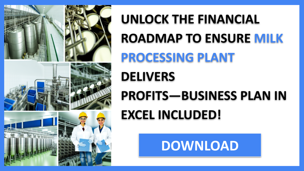 Milk Processing Plant Profitability FOR MILK PROCESSING PLANT-5