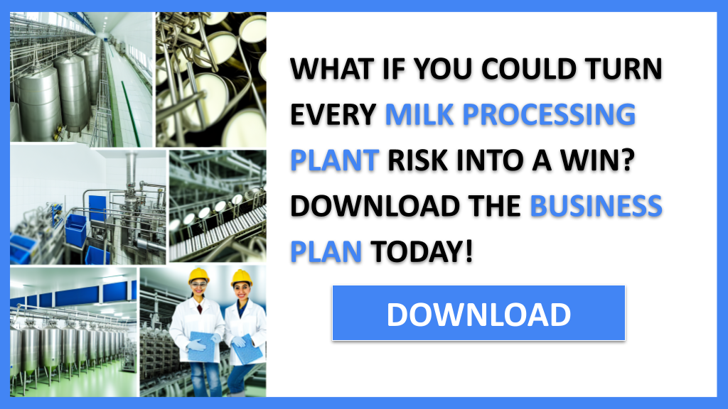 MILK PROCESSING PLANT and SWOT for Milk Processing Plant 1CTA