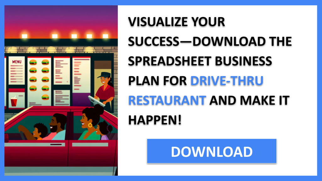 Drive-Thru Restaurant Business Plan FOR DRIVE-THRU RESTAURANT-6