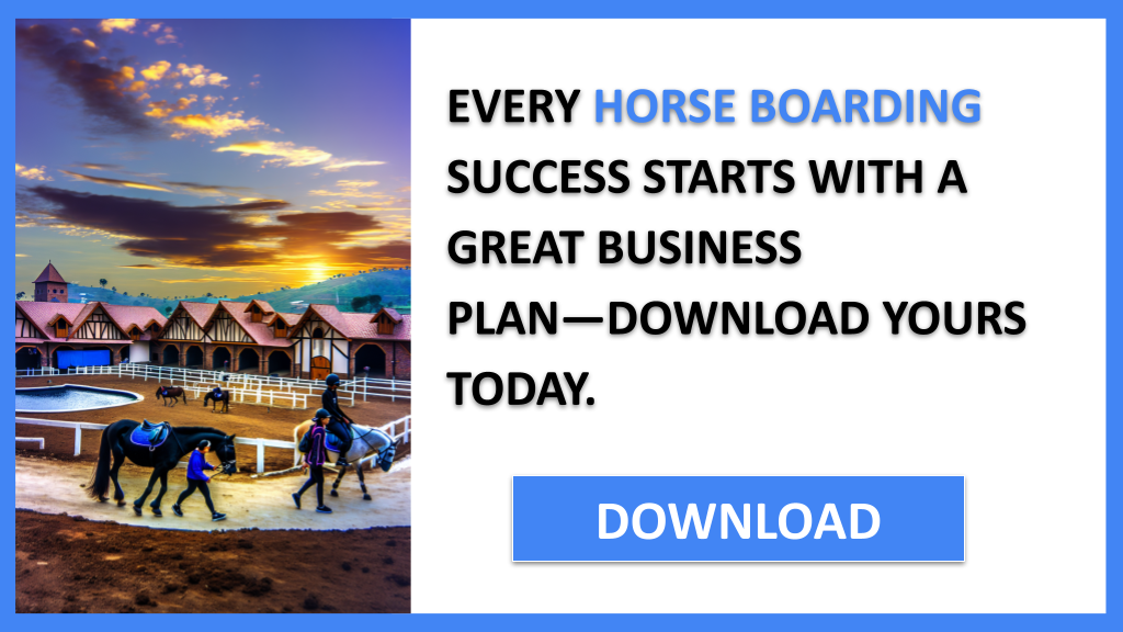 Horse Boarding Business Plan FOR HORSE BOARDING-4