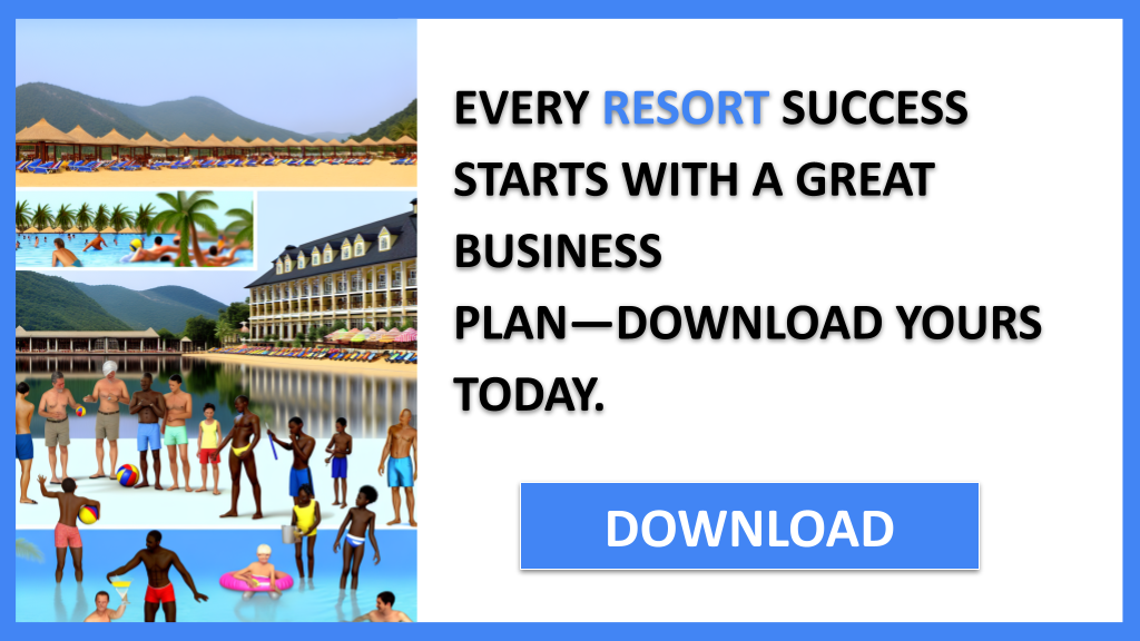 Resort Business Plan FOR RESORT-4