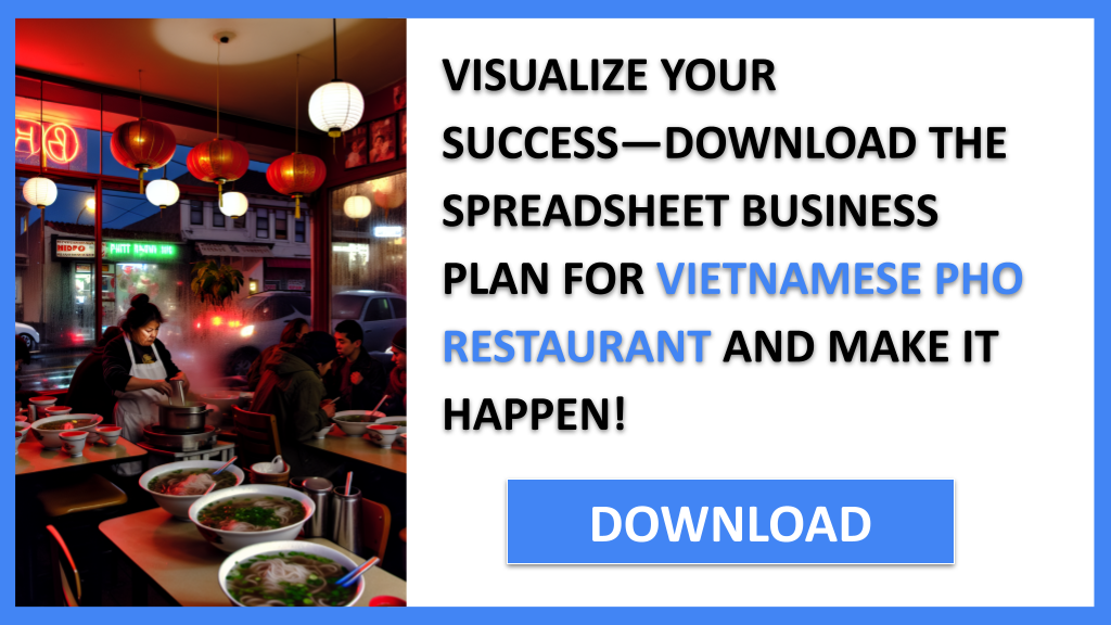 Vietnamese Pho Restaurant Business Plan FOR VIETNAMESE PHO RESTAURANT-6