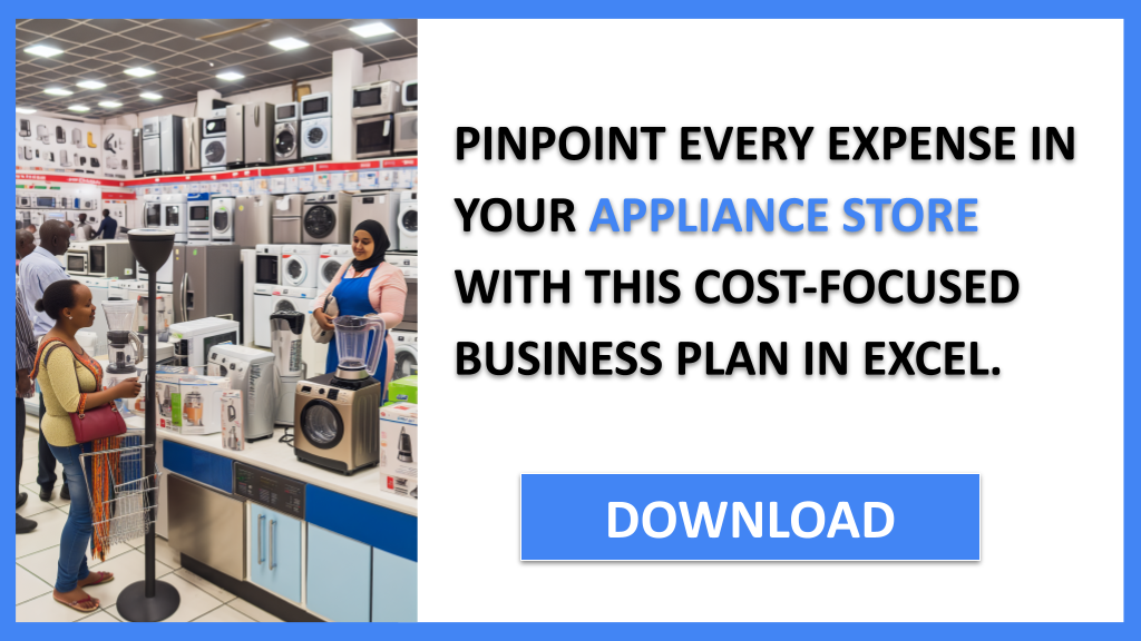 Appliance Store Costs FOR APPLIANCE STORE-5