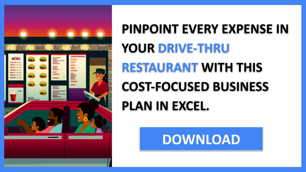 Drive-Thru Restaurant Costs FOR DRIVE-THRU RESTAURANT-5