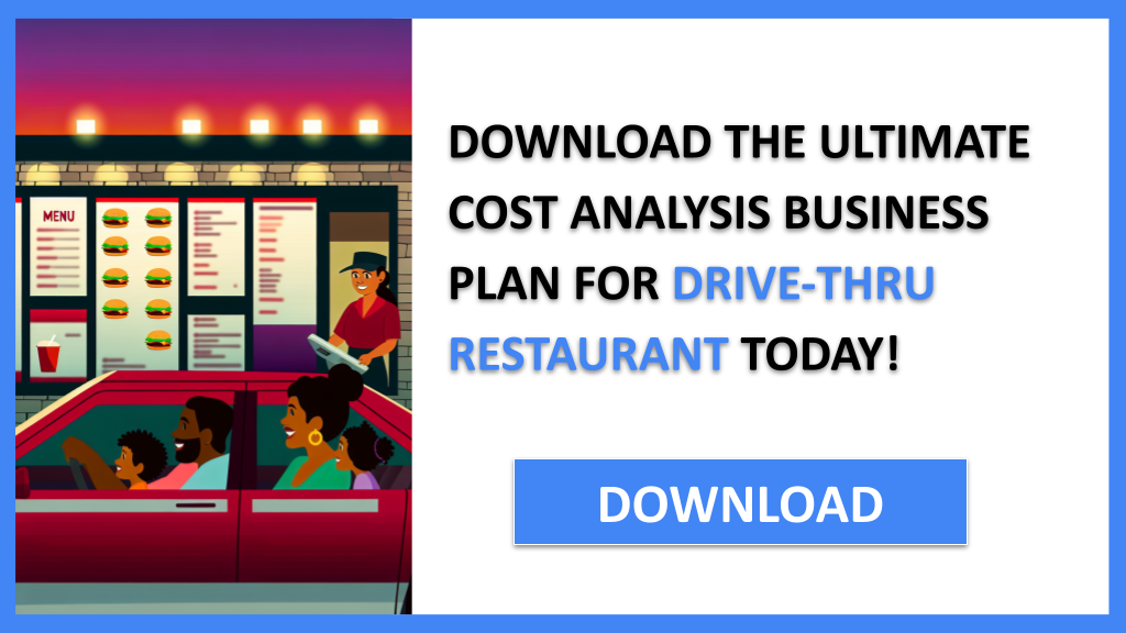 Drive-Thru Restaurant Costs FOR DRIVE-THRU RESTAURANT-6