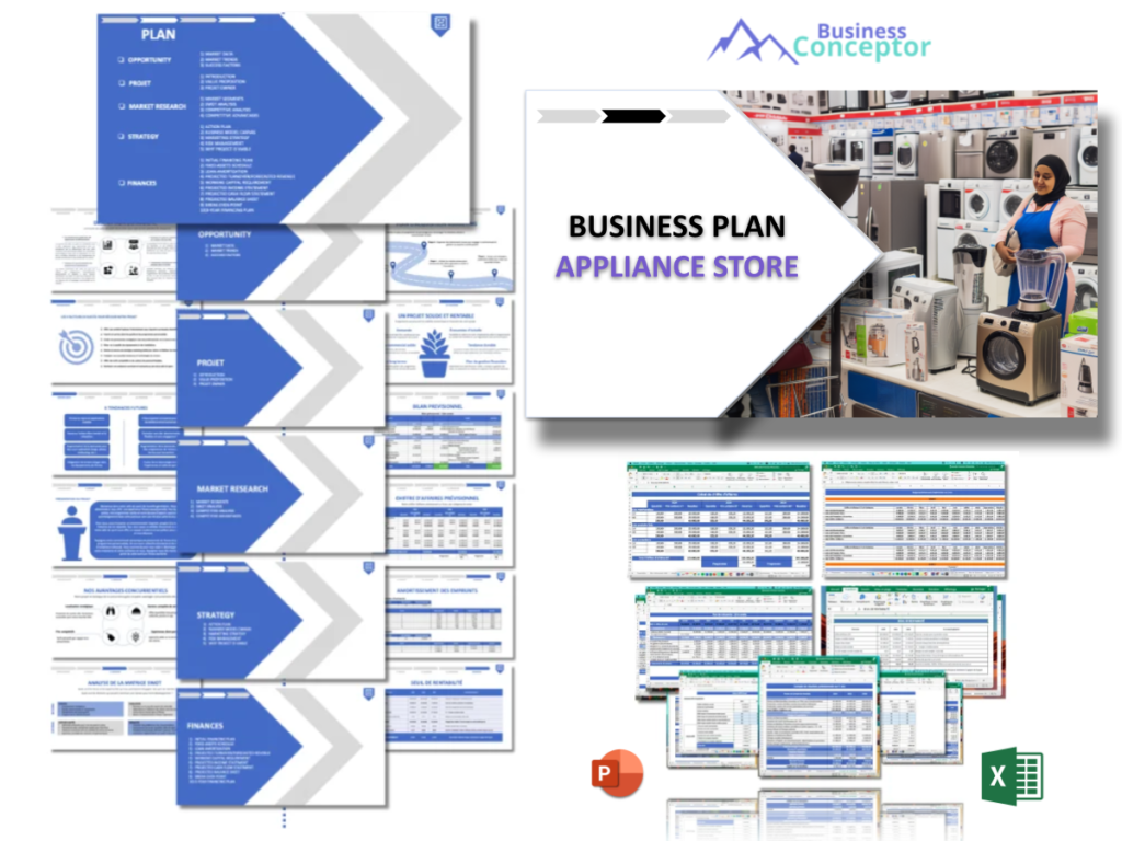 Cover Business plan for Appliance Store